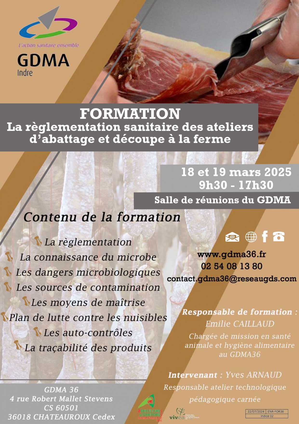 La règlementation sanitaire des ateliers d’abattage et découpe à la ferme