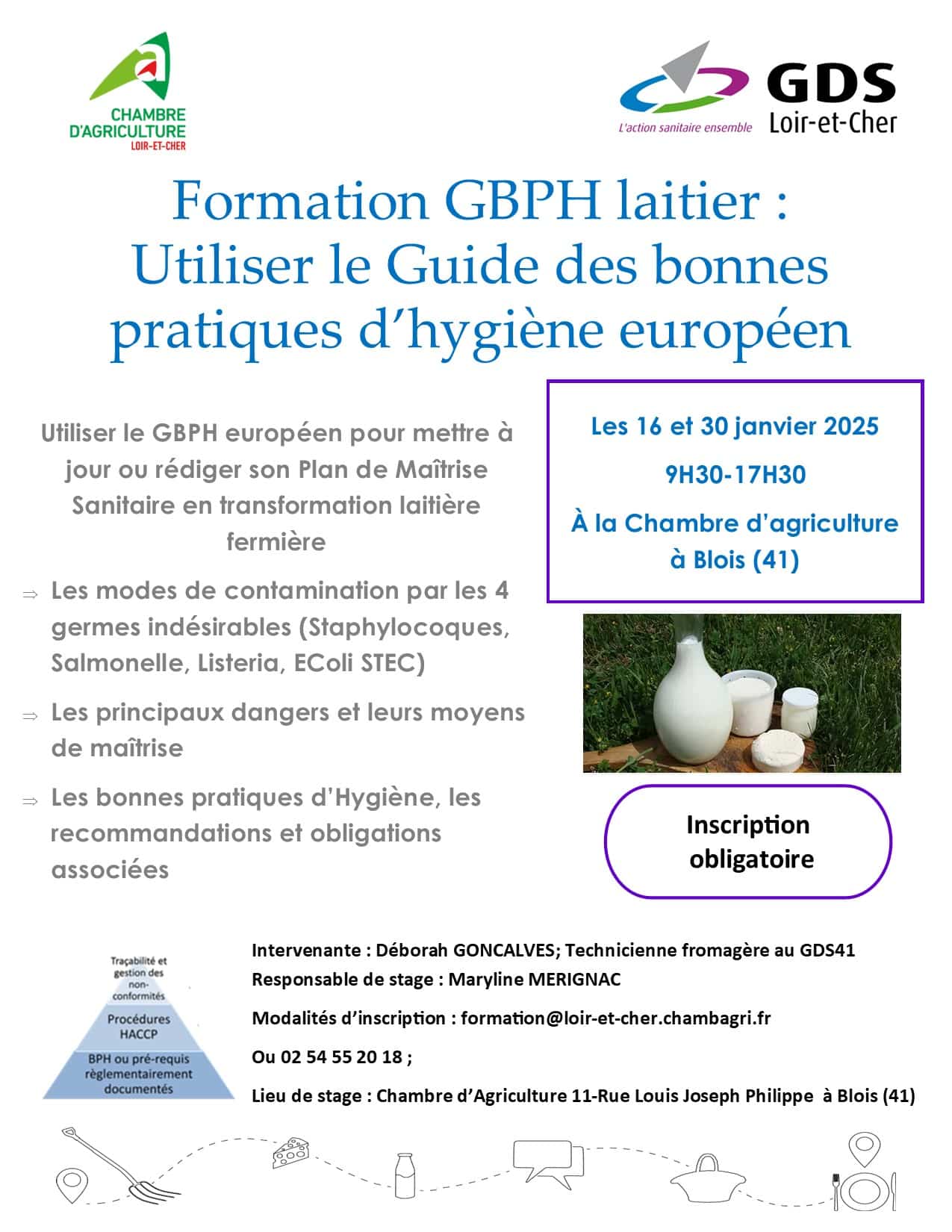 Formation GBPH Laitier : Utiliser le Guide des bonnes pratiques d'hygiène européen
